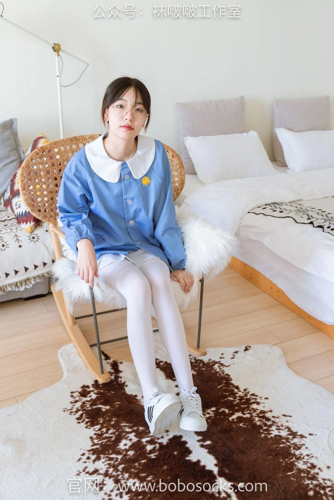 [BoBoSocks袜啵啵]NO.093 小甜豆-贝壳头、厚白丝 [132P]插图7